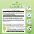 thumbnail image 4 of Aloderma Aloe Nourishing Shampoo Featuring Fresh, Organic Aloe Vera for Dry and Damaged Hair - Gently Cleanses and Moisturizes Dehydrated Hair for Soft, Healthy Hair - Alcohol, Paraben-Free - 16oz, 4 of 9