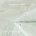 thumbnail image 5 of Davulos 7 Pieces Green Bed in a Bag Queen Comforter Set, Soft Shabby Chic Bedding Set Geometric Boho Bohemian Bed Set with Comforter, Sheets, Pillowcases & Sham, 5 of 9
