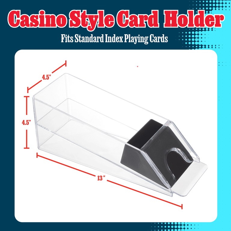 card shoe for sleeved cards Casino Blackjack Dealer - 6 Deck Clear Blackjack dealing shoes are used to hold the cards that the dealer and players will receive Card Dealer Shoe | eBay