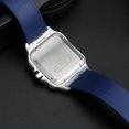 thumbnail image 5 of Correa de reloj de 21 mm para Cartier Santos Sandoz Santos Serie 100 Correa de caucho fluorado para hombre Correa de metal de liberación rápida, 5 of 5