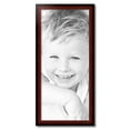thumbnail image 2 of ArtToFrames 15x34" Matte mahogany Diploma Picture Frame, Brown Wood Poster Frame, with Regular Acrylic and 2 (FBPL-5108), 2 of 7