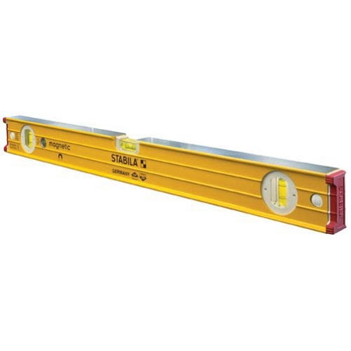 Stabila 29224 24-Inch Magnetic Level - 3-Vial Box Beam Construction, Made In Germany