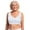 White, variant on FUNUONY Bra Corset Bra Front Alternate Side Buckle Lace Bras Slim and Shape Bra Wirefree Bras for Women Full Coverage No Underwire Everyday Bras Comfortable Wireless Padded Bras for Older Women