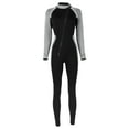 thumbnail image 2 of Veste d'Hiver pour Femmes, Manches Longues 3 mm, Anti-Froid, Chaude, Surf, Plongée en Apnée, Imperméable, Combinaison de Plongée d'Hiver, Combinaison de Plongée pour Femmes, 2 of 9