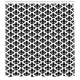 thumbnail image 3 of Ambesonne Fleur De Lis Shower Curtain, Royal Lily Pattern, 69"Wx84"L, Black White, 3 of 3
