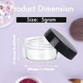 thumbnail image 3 of RAGUPEL 5 Gram Sample Containers with Lids,50 Count 5Ml Sample Jars,Empty Cosmetic Containers with Lids,Small Makeup Travel Containers for Glitter,Lotion,Cream,Beads,With Labels,Mini Spatulas, 3 of 8