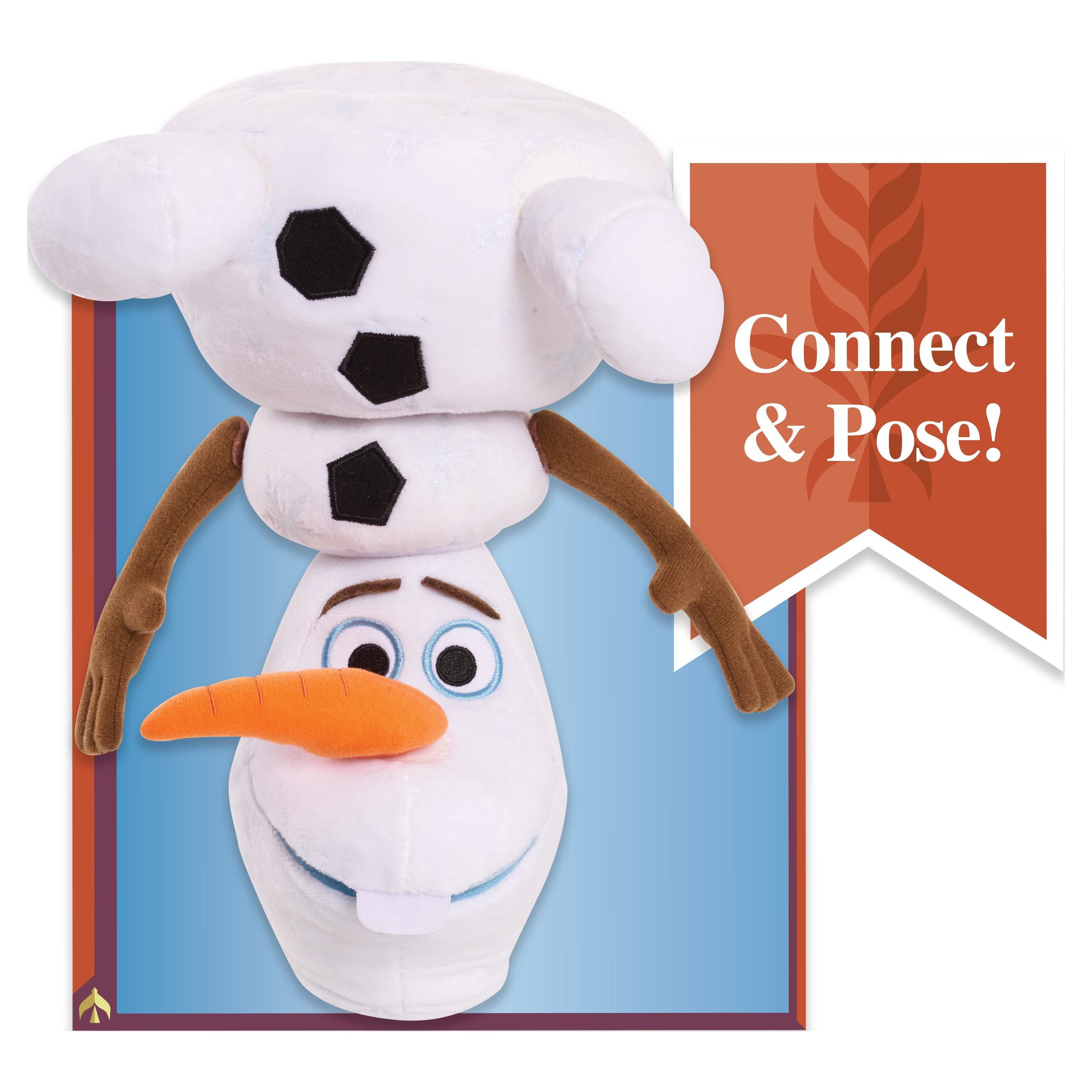 Shifter and 2 Olaf Gifts for 3 Up, Plush, Licensed Presents Shape Toys Kids Officially Disney\'s Ages Frozen