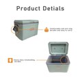thumbnail image 4 of 45QT Ultra-Light Hard Cooler - 7lb, 45-70 Can Leakproof Insulated Cooler with Anti-Slip Handles for Camping & Family Outings, 4 of 7