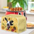 thumbnail image 3 of Yuyamidu Sunflower Toaster Cover 4 Slice Cow Dustproof Cover for Toaster Wide Slot Breadmaker Machine Dust Cover Kitchen Small Appliance Cover Anti-Scratch Cover, Yellow, 3 of 7