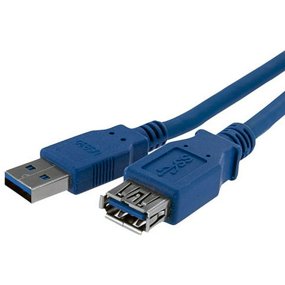 StarTech 1m Blue SuperSpeed USB 3.0 Extension Cable A to A M/F USB3SEXT1M