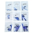 thumbnail image 2 of 36PC 8 Types Fashionable Acrylic Stretcher Ear Plug Taper Expander O Ring Stretching Kit,14G-00G, Natural Recovery Solution [Transparent Blue], 2 of 6