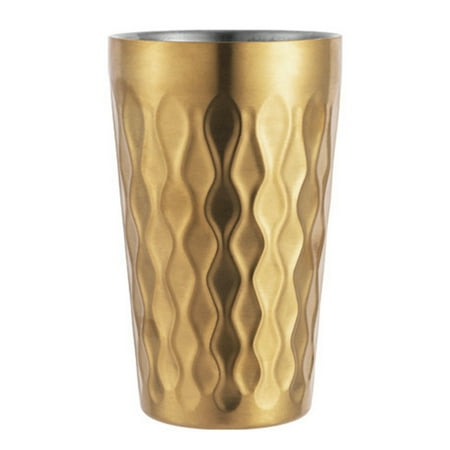 

UDIYO Water Cup 350ml Water Cup Double-layered Large Capacity Stainless Steel Rust-proof Water Coffee Mug for Daily Use