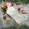 thumbnail image 6 of Coolnut Wildflower Christmas Stocking, Personalized Large Candy Stocking, Xmas Stockings Decoration Hanging Gift for Family Holiday Party Ornaments Decor Fireplace, 6 of 7