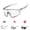 Clear-CL, variant on MMJ Sunglasses Womens Photochromic Cycling Glasses Set with Case Outdoor Sports Eye Protection Gear