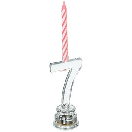 Party Numbers Light-Up Candle Holder, 7 - Walmart.com