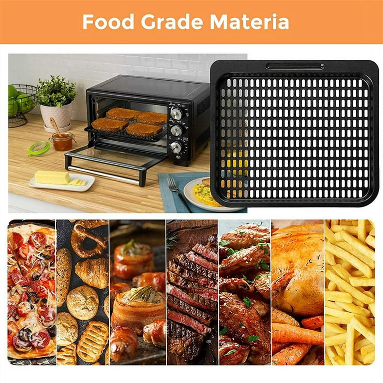 Cooking Trays Replacement,, 10 Qt Mesh Cooking Rack, Air Fryer