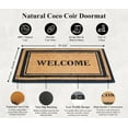 thumbnail image 3 of A1HC Natural Coir & Rubber Front Door Mat, 30"x48", Heavy Duty Large Size and Anti-Shed Fade-Resistant Doorrmat for Outdoor Entrance, 3 of 6