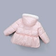 thumbnail image 4 of BULLPIANO Toddler Girls Winter Warm Coat Hooded Thick Jacket Kids Snowsuit Puffer Outerwear 1-6Y, 4 of 9
