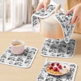 thumbnail image 5 of Black Gray Fruit Pot Holders for Kitchen Heatproof Potholder, 3 Pack Vintage Plant Nature Botanical Flower Hot Pads Multipurpose Oven Pads Cloth Potholders Trivet for Cooking Baking, 5 of 8