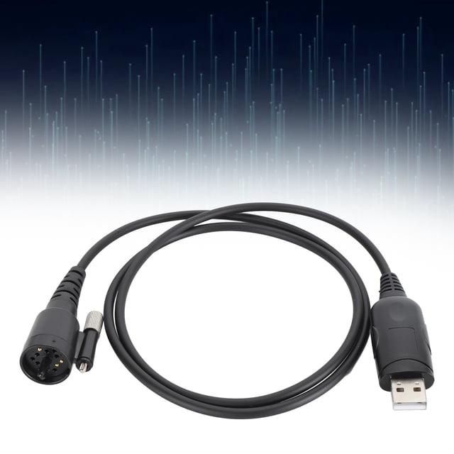 Cable de Programació de Radio, Cable de Programación de Transmisión Estable Conexión Fácil Pvc 1M 12 PIN PARA TK 890