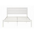 thumbnail image 3 of Queen Size Metal Platform Bed Frame,No Box Spring Needed,White for Bedroom, 3 of 5