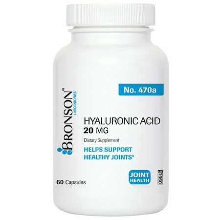 Bronson Acide Hyaluronique 20 mg, 60 capsules