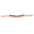 thumbnail image 2 of Herramienta De Barra De Masaje, Alivia La Fatiga Barra De Raspado De Madera Dragado De Flujo Meridianos Haya Reduce El Dolor Para El Dormitorio ANGGREK Wooden Massage Roller, 2 of 8