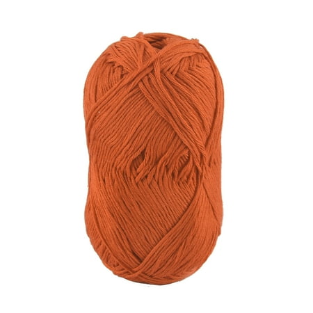Cotton Clothing Hand Knit Sweaters - Cotton Hand DIY Knitting Clothes Hat Sweater Crochet Thread 50 Gram Orange