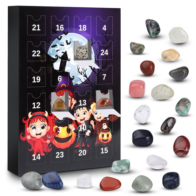 Likrtyny Calendario Adviento Interactivos Valor Coleccionable para Y Niñas (piedra)