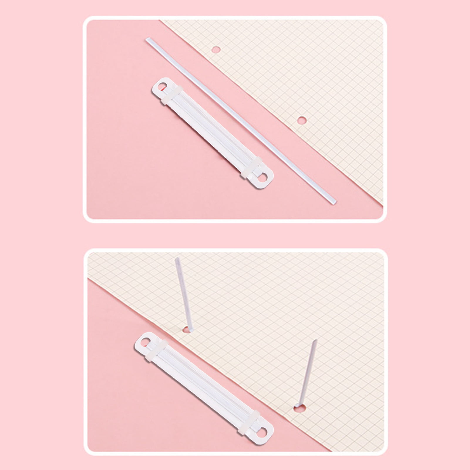 Plastic Paper Fastener File Fasteners For Office School, 3.15