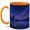 Orange, variant on Lakeside Stars Girl 11oz Ceramic Mug, Moonlit Night Landscape