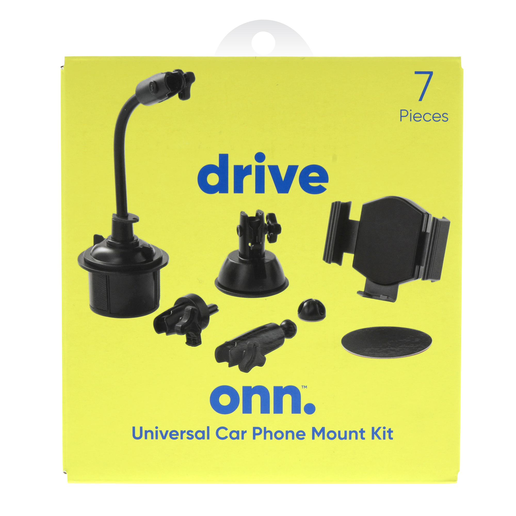 onn. 7-in-1 Universal Car Phone Mount Kit photo 1