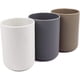 thumbnail image 1 of Juego de 3 vasos para cepillos de dientes, juego de vasos para cepillos de dientes, vasos de plástico, para adultos, jóvenes y niños (300 ml, blanco, gris, marrón), 1 of 7