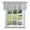 Gray, variant on Sky Blue Window Valance for Kitchen, Minimalist Tropical Pale Blue Linen Texture Coastal Rod Pocket Short Curtains for Small Windows, Light Filtering Decorative Valances, 42 x 18 Inches