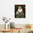 thumbnail image 2 of Nawypu  'Santa And White Cat' by Christine Rotolo, Canvas Wall Art,, 2 of 4