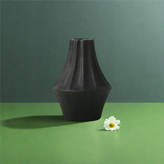 Florero de cerámica BLESIY 6,1x8,2 pulgadas decoración de mesa