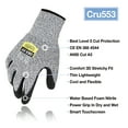 thumbnail image 6 of DEXFIT CRU553N Grey Work Gloves (Nitrile-Coated, Fiberglass, Extra-Small) - 1 Pair, 6 of 7