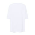 thumbnail image 5 of LIIPEE Womens Summer T Shirts Solid Color Crew Neck Short Sleeve Basic T Shirt Ladies Casual Comfortable Everyday Tees,XXL, 5 of 5