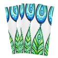 thumbnail image 2 of Blue Lotus on Water Kitchen Towels 6-Piece Pack Tea Towels for Kitchen Decorative Waffle Design 28x18in, 2 of 7