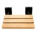 thumbnail image 5 of ALFI brand ABS16S-BM Black Matte 16" Wide Foldable Teak Shower Seat with Square Hardware, 5 of 8