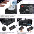 thumbnail image 3 of Shineslay LED-500 RGB Stage Light 300ML Fog Smoke Machine Fogger Wireless Remote Control for Home Party Wedding Club Pub Bar Holiday Festival, 3 of 8
