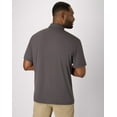 thumbnail image 3 of Hanes Moves Men's Short Sleeve Performance Polo Grey Encore M, 3 of 10