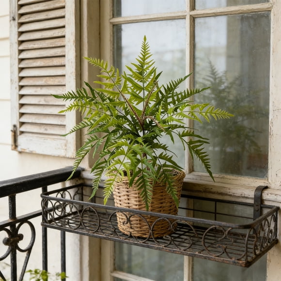 Linnome Artificial Green Plant for Indoor Outdoor Decoration Green Wall Decor Green 67x62x62cm