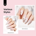 thumbnail image 3 of Set de Esmaltes de Gel Beetles Blanco Lechoso: Top Coat y Base Coat 15ml, 3 of 8