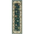 thumbnail image 4 of Oriental Weavers Kashan Area Rug - 2336B - 7'10" x 10'10" - in Navy/ Ivory - Vintage Inspired, Stain Resistant, Family and Pet Friendly , Dining, Living Room Rug, 4 of 5