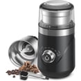 thumbnail image 5 of Adjustable Coffee Bean Grinder Electric, Herb/Spice, Espresso Grinder with 1 Removable Stainless Steel Bowl, Matte Black, 5 of 6