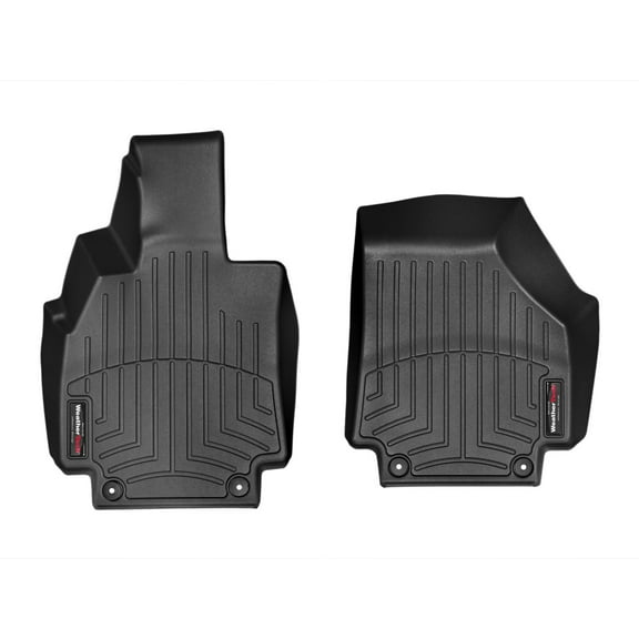 WeatherTech Custom Fit FloorLiners compatible with 2008-2015 Audi R8 - 1st Row (Driver & Passenger), Black