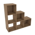 thumbnail image 2 of Mueble Organizador de 6 Cubos Madik Escalera Multiusos Café Nuez, 2 of 5