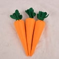 thumbnail image 2 of Juguete de zanahoria de Pascua, zanahoria de tela artificial para decoración de conejito, juguete de verduras de temporada, zanahoria fresca de granja no tejida para bandeja escalonada de cocina, 2 of 5
