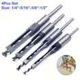 thumbnail image 2 of Max-Craft Wood Mortising Chisel Drill Bit Woodworking Square Hole Mortising Drill Wood Hole Cutter by Mortising Machines Wood Chisel Cutting Hole, 2 of 8